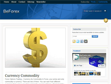 Tablet Screenshot of beforex.net